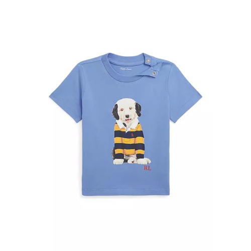 폴로 랄프로렌 Baby Boys Dog Print Cotton Jersey T-Shirt