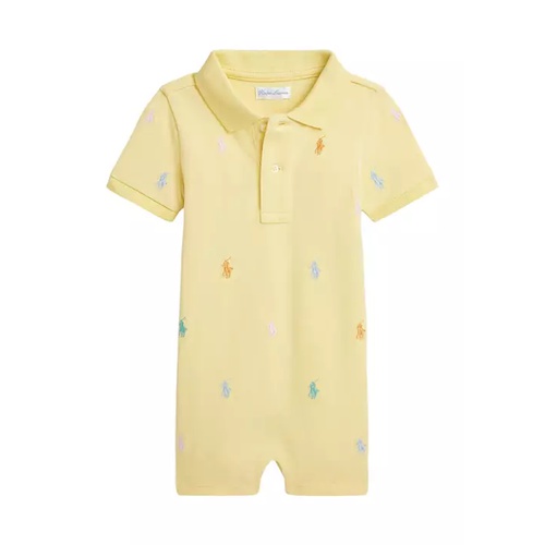 폴로 랄프로렌 Baby Boys Polo Pony Cotton Mesh Polo Shortall