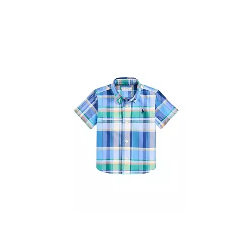 폴로 랄프로렌 Baby Boys Gingham Cotton Short-Sleeve Shirt