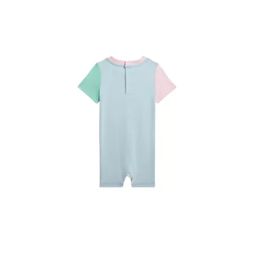 폴로 랄프로렌 Baby Boys Color-Blocked Cotton Jersey Shortall