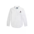 Boys 8-20 Polo Bear Cotton Oxford Shirt