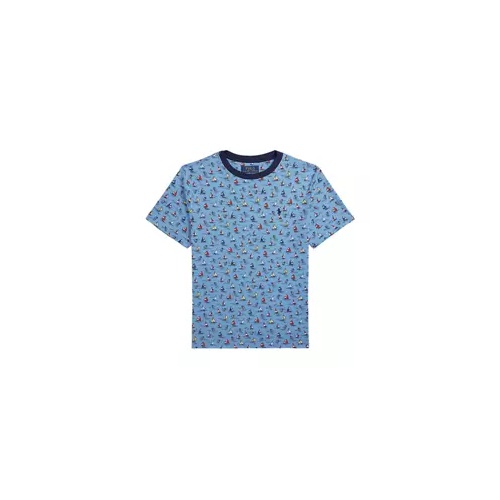 폴로 랄프로렌 Boys 8-20 Sailboat Print Cotton Jersey T-Shirt