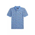 Boys 8-20 Sailboat Print Cotton Mesh Polo Shirt