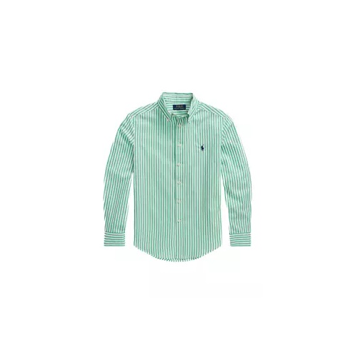 폴로 랄프로렌 Boys 8-20 Striped Cotton Poplin Shirt