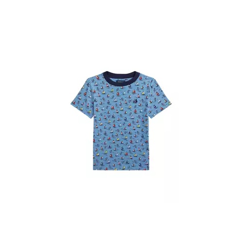 폴로 랄프로렌 Boys 2-7 Sailboat Print Cotton Jersey T-Shirt