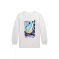 Boys 4-7 Sailboat Print Cotton Long Sleeve T-Shirt