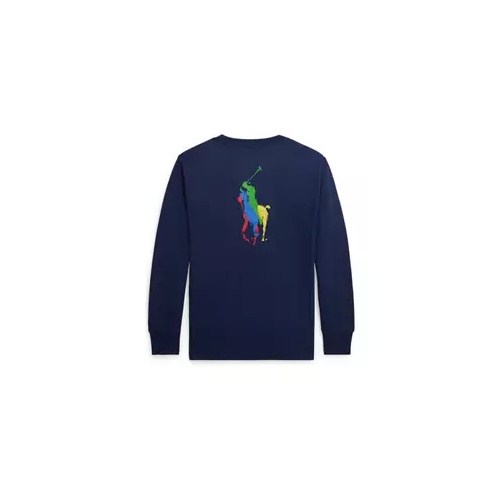 폴로 랄프로렌 Boys 8-20 Big Pony Logo Cotton Long Sleeve T-Shirt