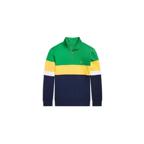 폴로 랄프로렌 Boys 8-20 Double Knit Quarter Zip Sweatshirt