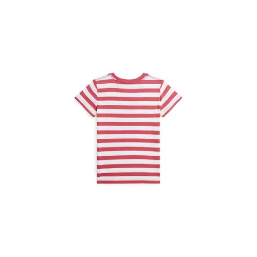 폴로 랄프로렌 Girls 2-6x Striped Polo Bear Cotton Jersey T-Shirt