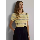 Fair Isle Cotton Linen Sweater