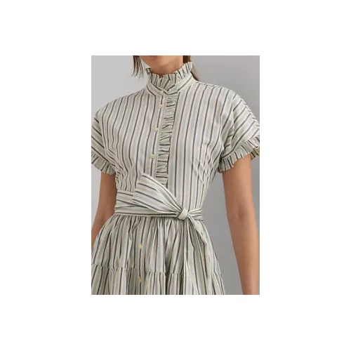 폴로 랄프로렌 Striped Cotton Broadcloth Shirtdress