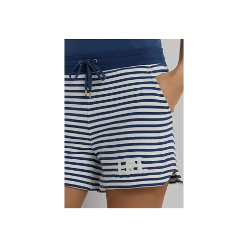 폴로 랄프로렌 Striped French Terry Drawcord Shorts