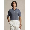 Classic Fit Cotton Linen Polo Shirt