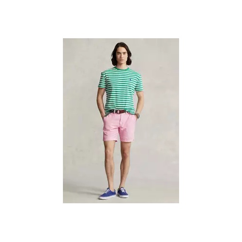 폴로 랄프로렌 8 Straight Fit Linen-Cotton Shorts