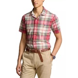 Classic Fit Madras Camp Shirt