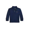 Baby Boys Cotton Interlock Quarter-Zip Pullover
