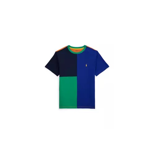 폴로 랄프로렌 Boys 8-20 Color Blocked Cotton Jersey T-Shirt