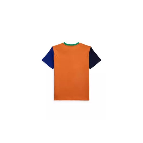 폴로 랄프로렌 Boys 8-20 Color Blocked Cotton Jersey T-Shirt