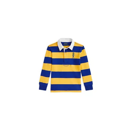 폴로 랄프로렌 Boys 2-7 Polo Bear Cotton Jersey Rugby Shirt