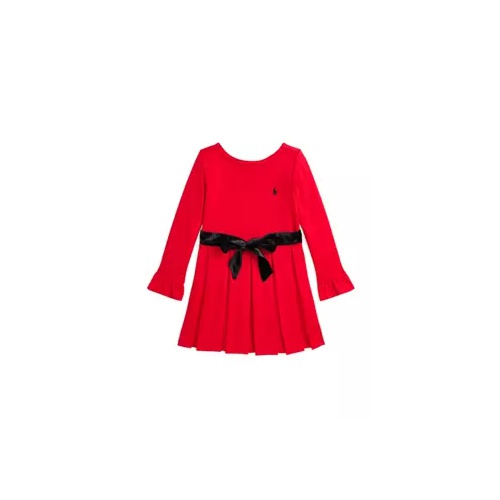 폴로 랄프로렌 Girls 2-6x Pleated Ponte Dress