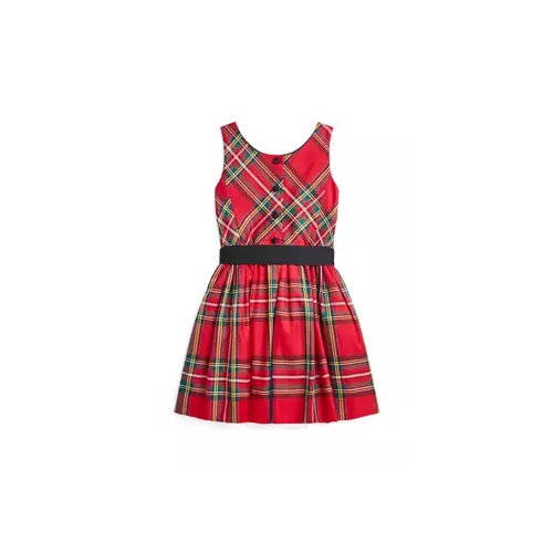 폴로 랄프로렌 Girls 2-6x Plaid Twill Dress