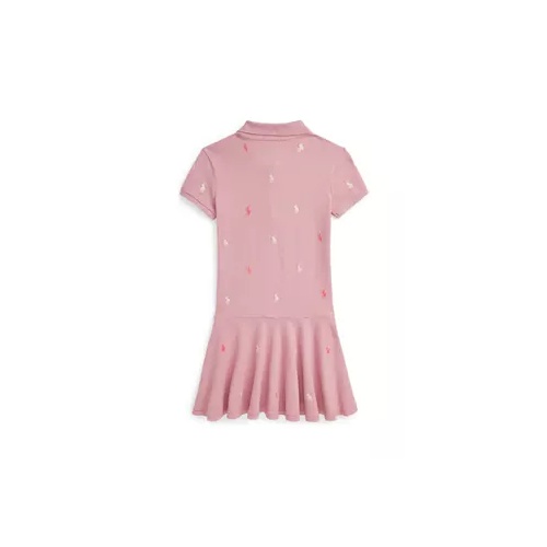 폴로 랄프로렌 Girls 7-16 Polo Pony Stretch Mesh Polo Dress