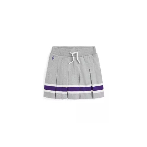 폴로 랄프로렌 Girls 2-6x Striped Pleated Cotton Jersey Skort