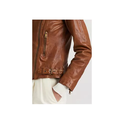 폴로 랄프로렌 Leather Moto Jacket