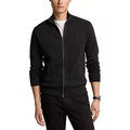 Hybrid Full Zip Mock Neck Sweater