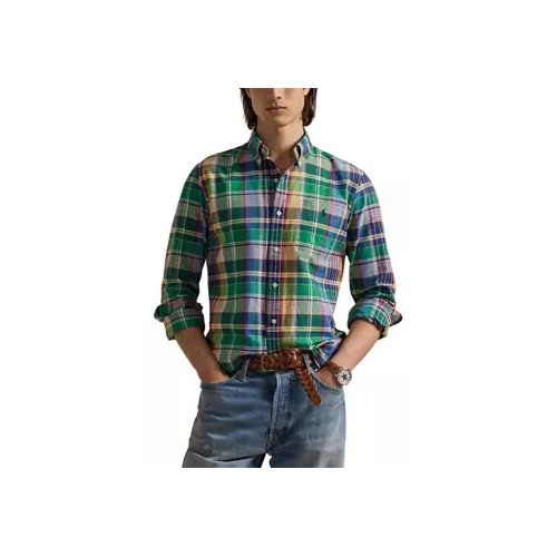 폴로 랄프로렌 Classic Fit Plaid Oxford Shirt