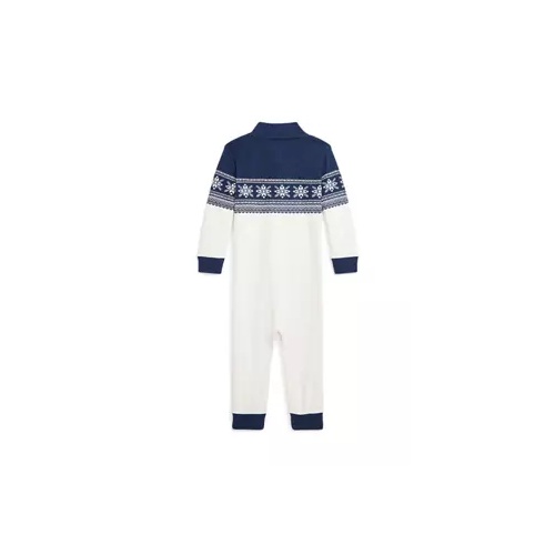 폴로 랄프로렌 Baby Boys Snowflake Cotton Interlock Coverall