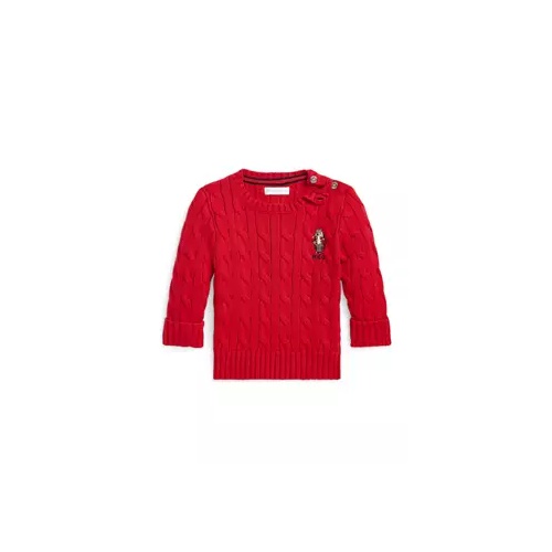 폴로 랄프로렌 Baby Boys Polo Bear Cable Knit Cotton Sweater