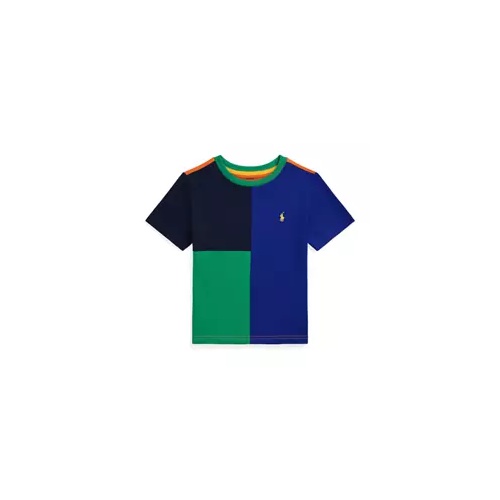 폴로 랄프로렌 Boys 2-7 Color Blocked Cotton Jersey T-Shirt