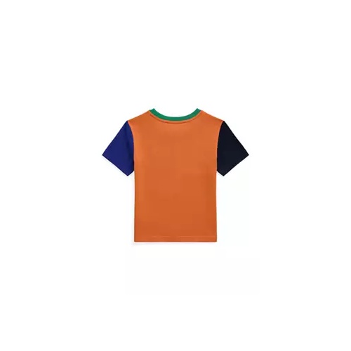 폴로 랄프로렌 Boys 2-7 Color Blocked Cotton Jersey T-Shirt