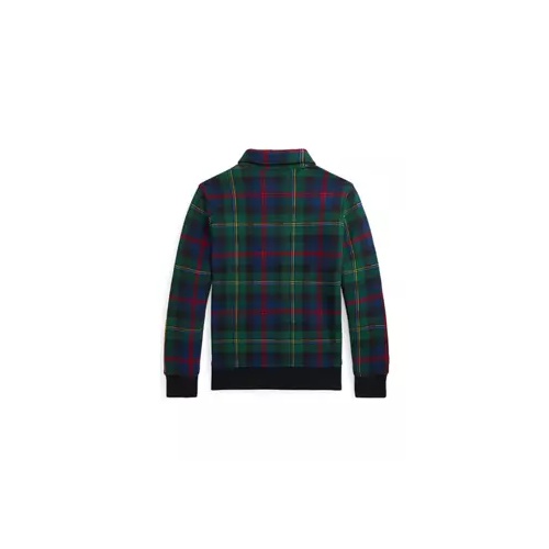 폴로 랄프로렌 Boys 8-20 Plaid Fleece Collared Sweatshirt