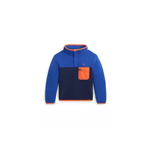 폴로 랄프로렌 Boys 2-7 Color Blocked Fleece Pullover