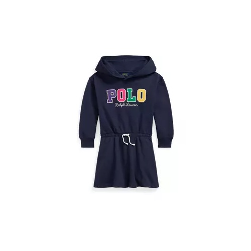 폴로 랄프로렌 Girls 4-6x Corduroy Logo Fleece Hoodie Dress