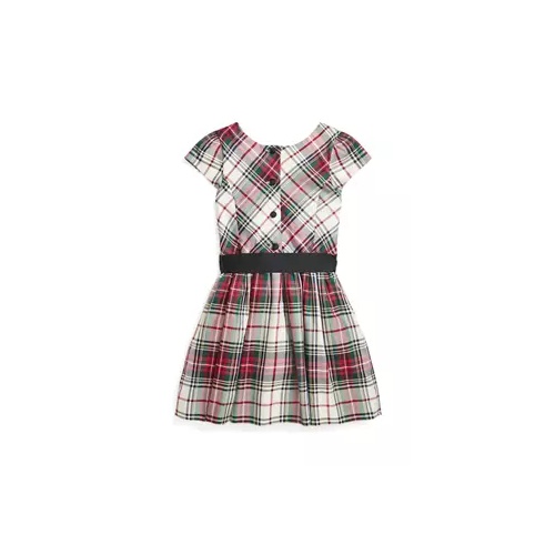 폴로 랄프로렌 Girls 2-6x Plaid Twill Dress