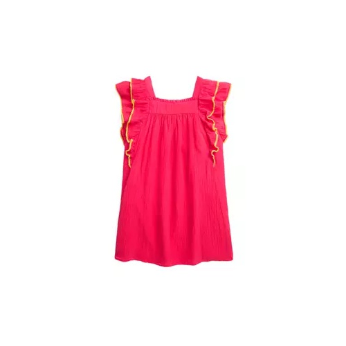 폴로 랄프로렌 Girls 7-16 Ruffled Smocked Cotton Dress