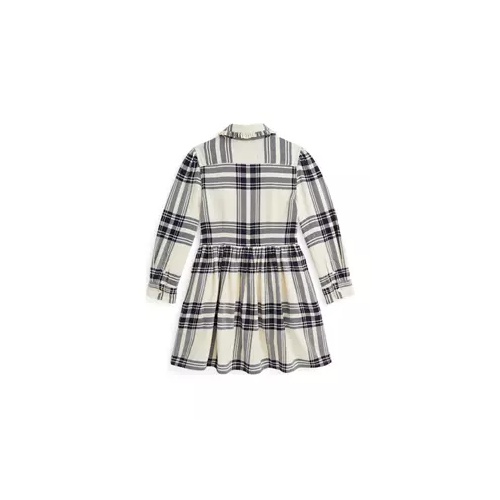 폴로 랄프로렌 Girls 2-6x Plaid Cotton Twill Shirtdress