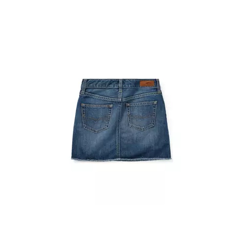 폴로 랄프로렌 Girls 7-16 Denim Mini Skirt