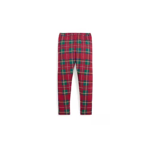 폴로 랄프로렌 Girls 2-6x Plaid Stretch Jersey Leggings