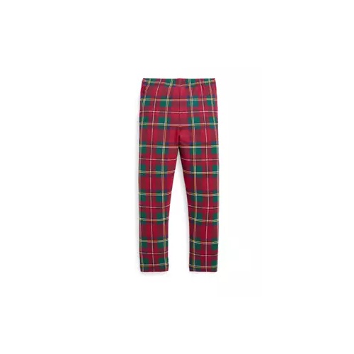 폴로 랄프로렌 Girls 2-6x Plaid Stretch Jersey Leggings