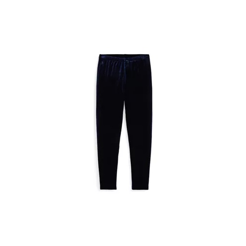 폴로 랄프로렌 Girls 7-16 Stretch Velour Leggings