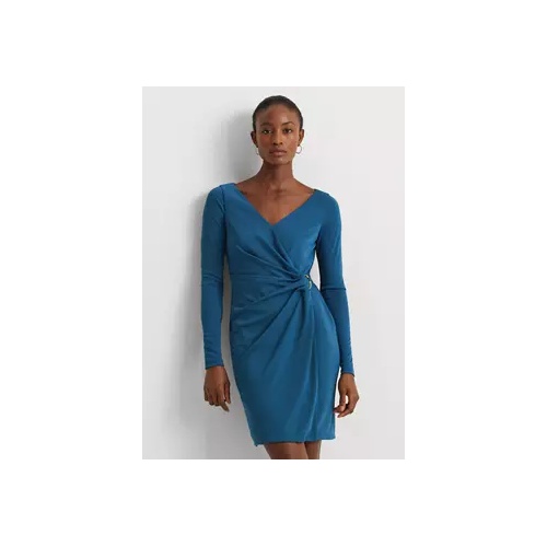 폴로 랄프로렌 Ring-Trim Stretch Jersey Cocktail Dress