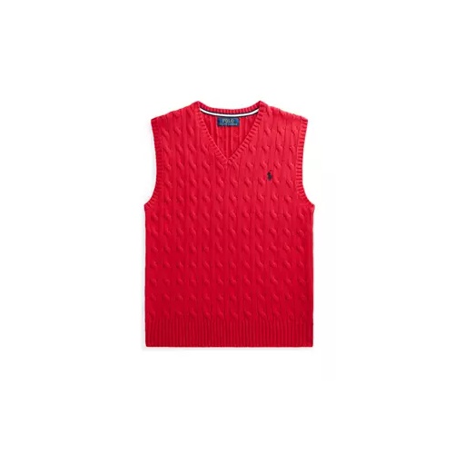 폴로 랄프로렌 Boys 8-20 Cable Knit Cotton Sweater Vest