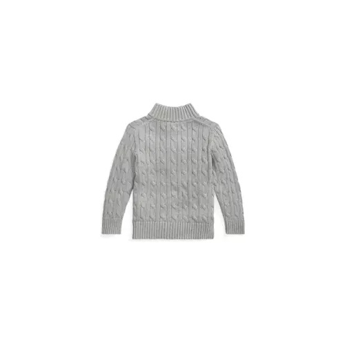 폴로 랄프로렌 Boys 8-20 Cable Knit Cotton 1/4 Zip Sweater