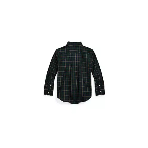 폴로 랄프로렌 Boys 2-7 Plaid Poplin Shirt