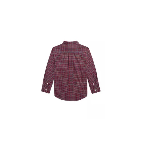 폴로 랄프로렌 Boys 2-7 Plaid Cotton Poplin Shirt