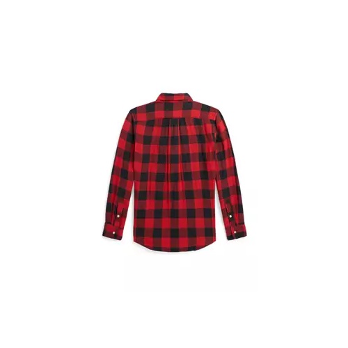 폴로 랄프로렌 Boys 8-20 Buffalo Check Double Faced Cotton Shirt